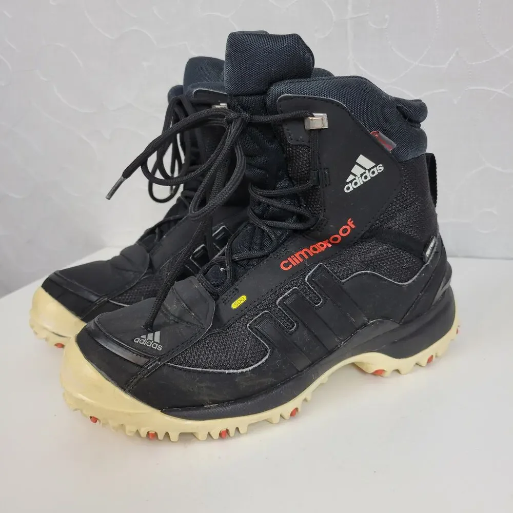 ADIDAS Terrex Conrax Kids Boots Size 6.5 Black Climaproof Winter Boots B22851